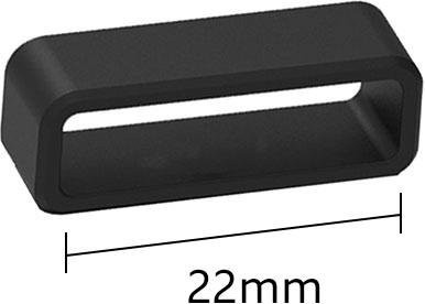 Home time Uhrenarmband Silikon, Schwarz, Unisex - Bild 1