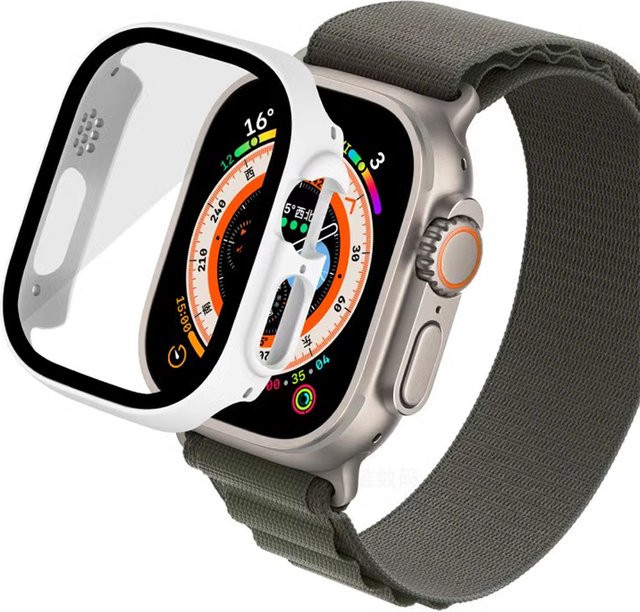 Apple Uhrenarmband, Textil/NATO, Titan, deep green, Unisex - Bild 1