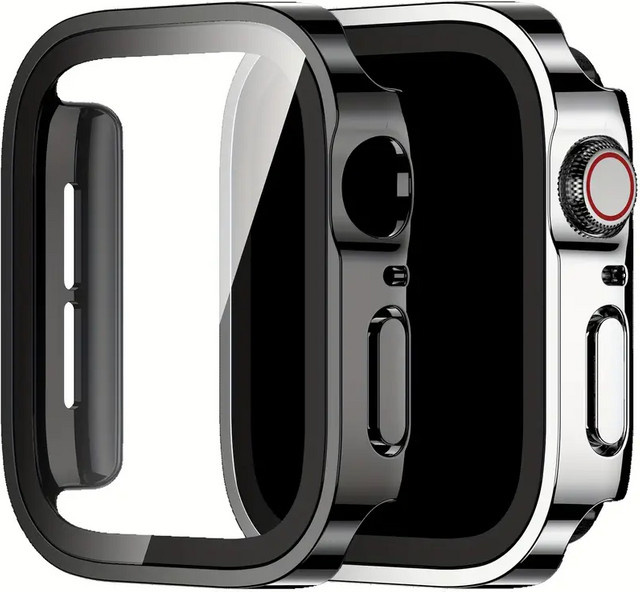 Displayschutzfolie für Apple Watch Gehäuse, transparent, Unisex - Bild 1