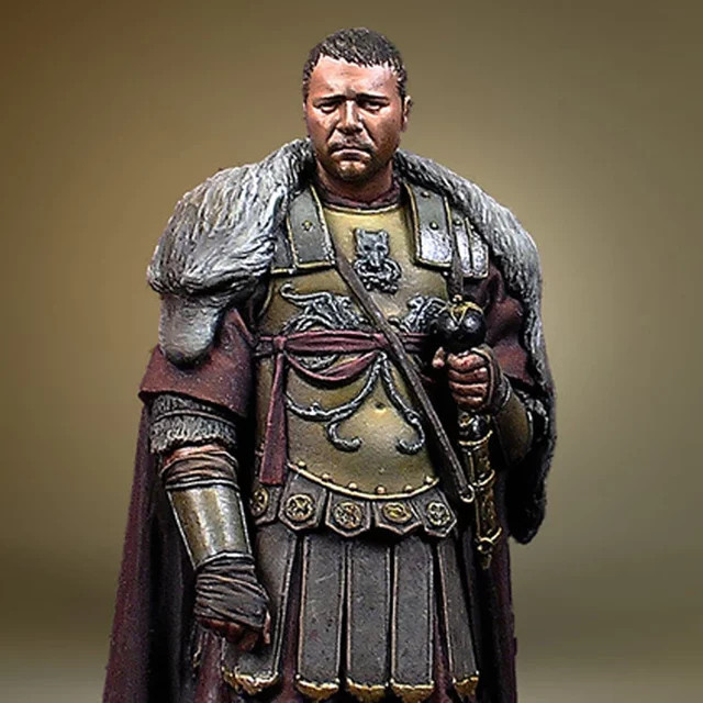 GK Römische Kavallerie, Resin-Modellfigur, 1/32, unmontierter und unbemalter Bausatz - Bild 1