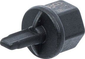 BGS Ölablassschrauben Spezialprofil Bit Einsatz 9424 mit 10 mm 3/8 Zoll Innenvierkant für VAG in Schwarz aus Stahl - Bild 1