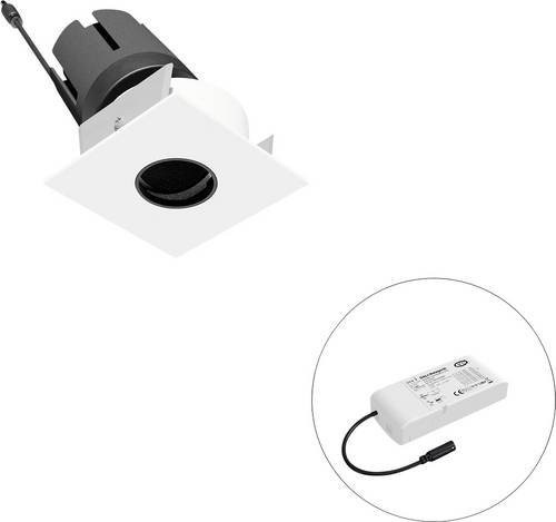 EVN LED-Deckenstrahler in Weiß, verstellbarer Einbaustrahler aus Metall - Bild 1