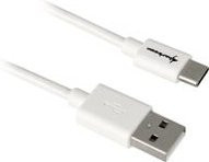 Sharkoon USB 2.0 Kabel mit USB-A auf USB-C Stecker in Weiß - Bild 1