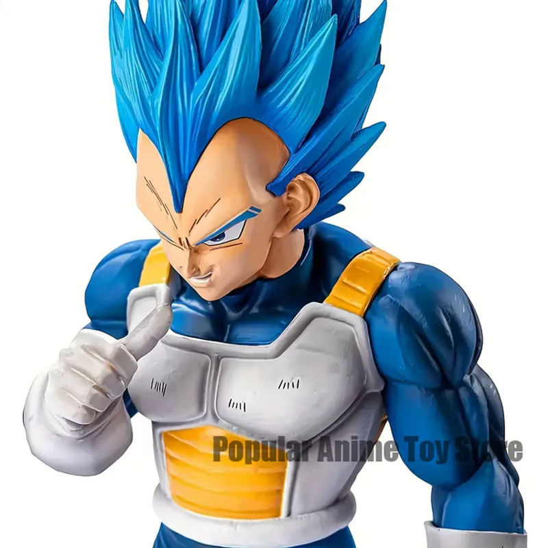 Bandai Dragon Ball Z Vegeta Actionfigur Super Saiyan Blue aus Kunststoff, Höhe: 28 cm, Farbe: Blau - Bild 4