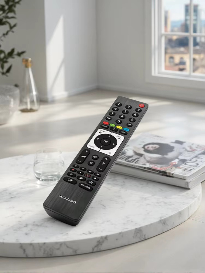 Grundig Ersatzfernbedienung RC330480303 in Schwarz für TS3187R-2 3D-Fernseher - Bild 5