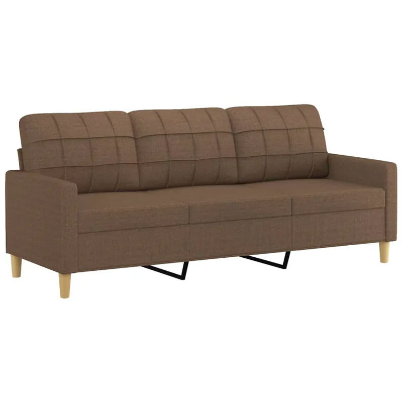 Vidaxl 2-teiliges Lounge-Set Modern mit Stoffbezug in Braun - Bild 2