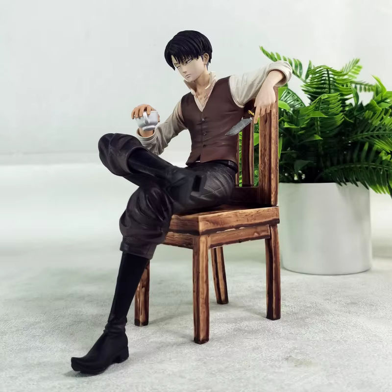 Bandai Attack On Titan Anime Figur Captain Levi Ackerman mehrfarbig Höhe: 18 cm - Bild 5