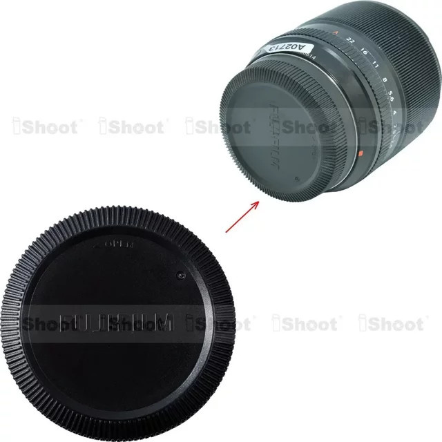 5er-Set Fujifilm X-Mount hintere Objektivdeckel in Schwarz für XF 16/1,4 R und XF 18-55/2,8-4 R Objektive - Bild 1