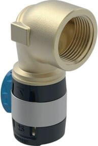 Geberit FlowFit Übergangsbogen 90 Grad mit Innengewinde d= 20mm R 3/4 - Bild 1