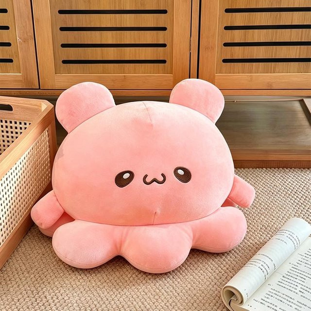 Yiran toy Oktopus Plüschpuppe, Kuscheltier, 25cm, rosa - Bild 1