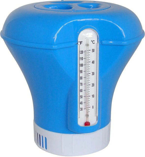 Summer Fun Dosierschwimmer mit Thermometer für Chlor und Temperaturmessung - Bild 1