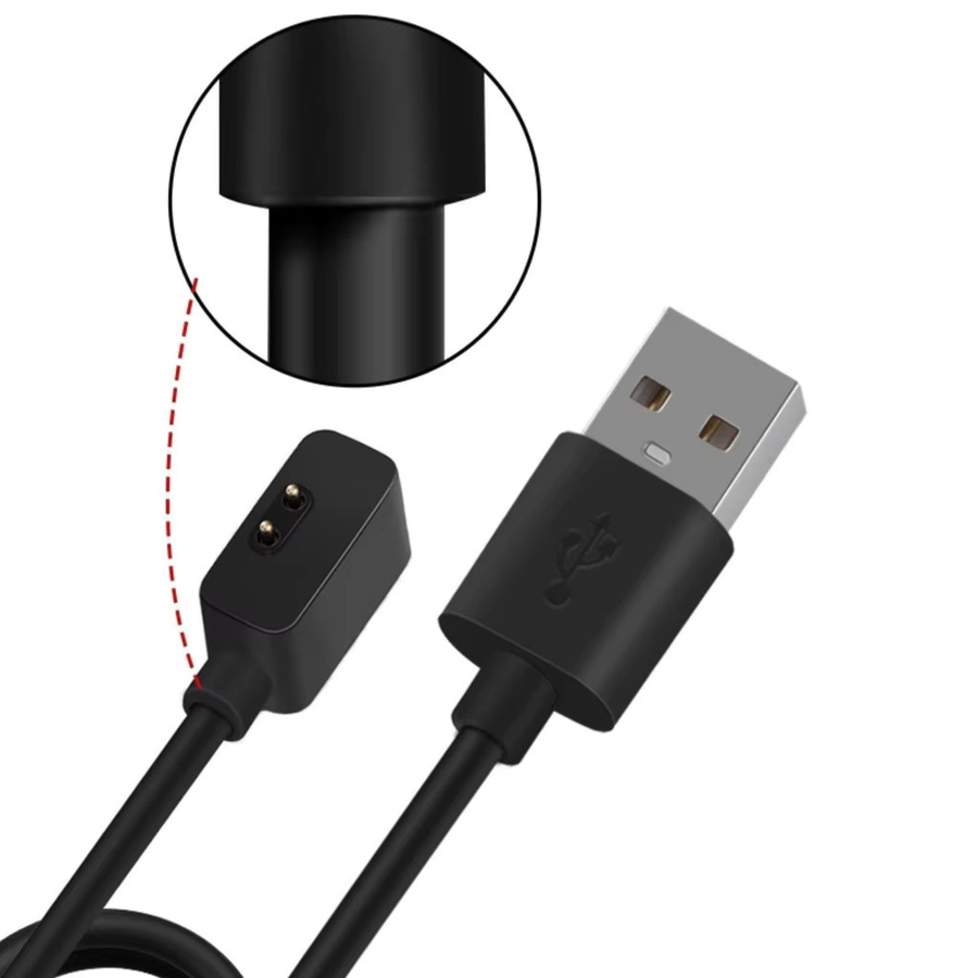 Xiaomi Ersatz-Ladegerät USB Ladekabel für Redmi Watch 2/3/2Lite, Redmi Band Pro und Mi Band 7 Pro in Schwarz - Bild 2