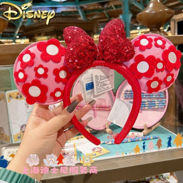 Disney Minnie Maus Stirnband, Rote Blume Bogen, Kopfbedeckung - Bild 1