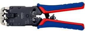 Knipex Crimpzange für Westernstecker 4/6/8-polig aus Chrom-Vanadium-Stahl, brüniert, 200 mm - Bild 2