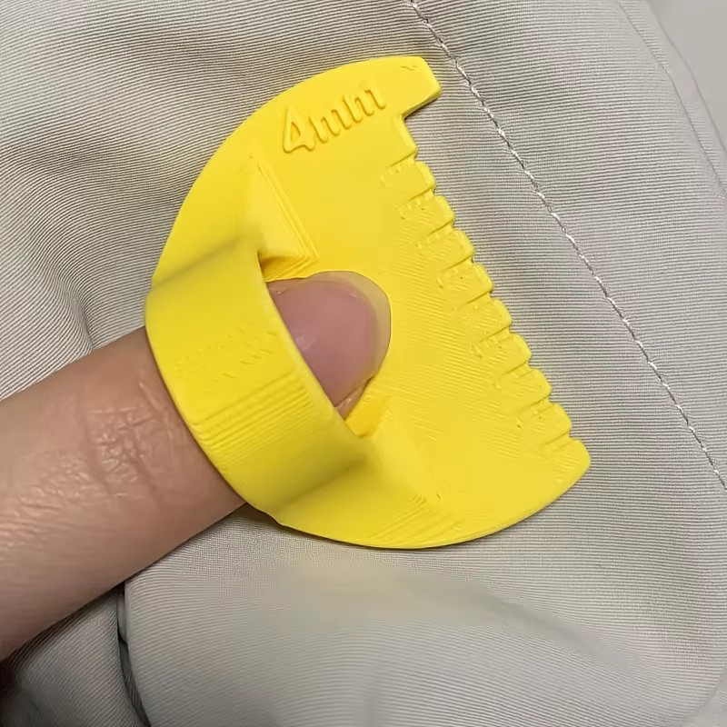 3er-Set Hand-Nähschablonen aus Kunststoff für Stoffe in 2 mm, 3 mm und 4 mm Dicke - Bild 4