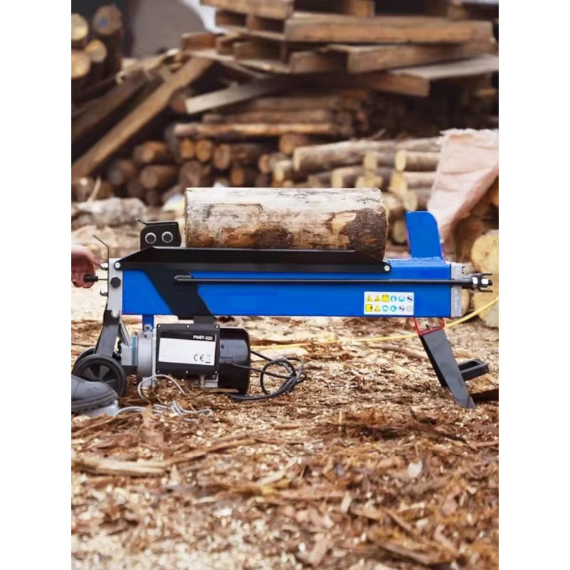 China Forestry Machinery Elektrischer hydraulischer Holzscheitsplitter HY5T-520-I in Blau, 5 Tonnen Spaltkraft - Bild 4