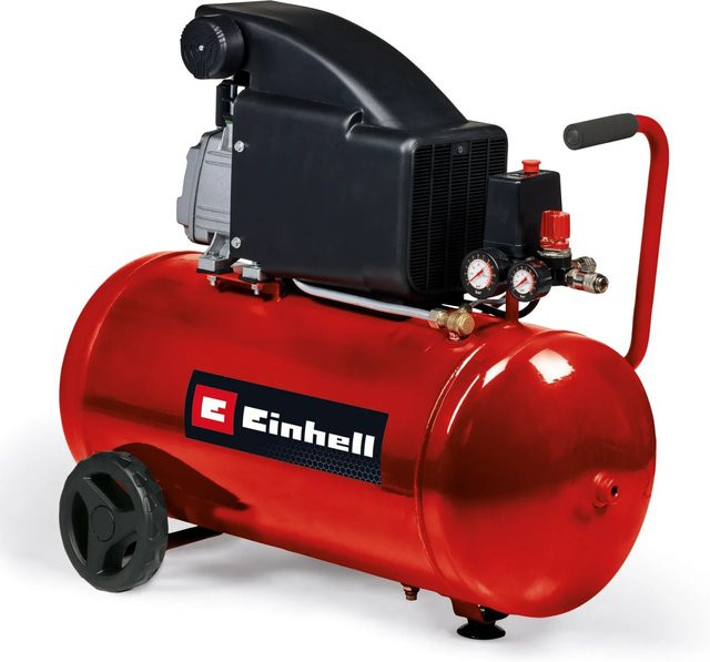 Einhell Druckluft-Kompressor TC-AC 270/50/8 in Rot/Schwarz mit 50 l und 8 bar - Bild 1