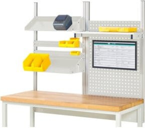 RAU System-Aufbau Komplettset 05 in Grau, Breite: 150 cm - Bild 1