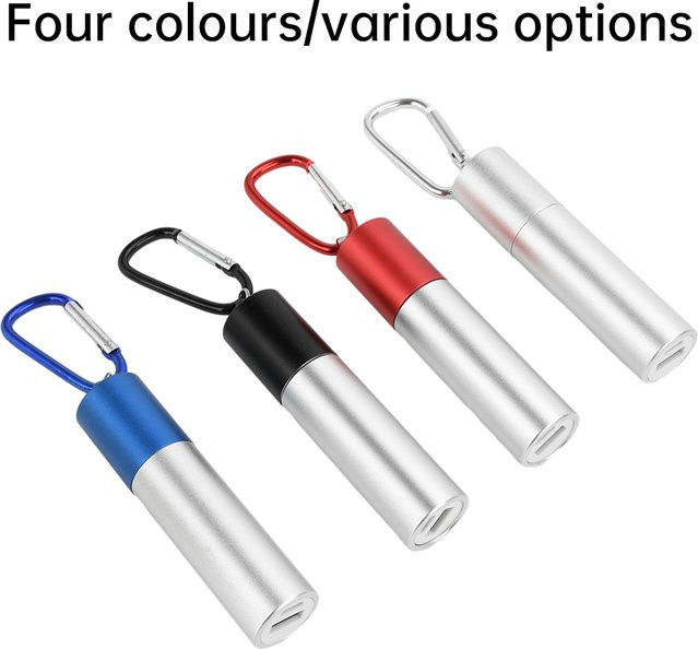diymore DIY Mobile Power Kit für 18650/21700 Akkus, Tragbare Powerbank mit USB-C Schnellladefunktion, Rot - Bild 1