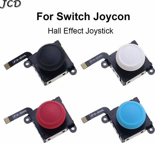 JCD Hall-Effekt Analog-Joystick Ersatzmodul für Nintendo Switch Joy-Con in Schwarz - Bild 1
