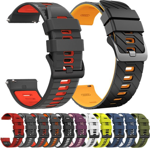 Xiaomi Uhrenarmband Silikon, 22 mm, Bunt - Bild 1