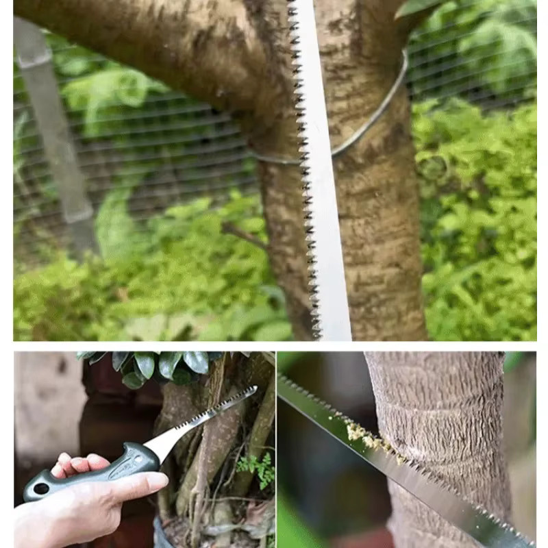 TUOSEN Garten-Handsäge aus SK5-Edelstahl für die Holzbearbeitung von Bäumen und Bonsai - Bild 4