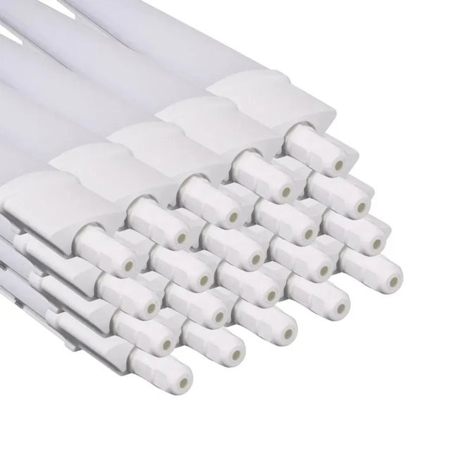 LUXULA 20er-Set LED Feuchtraumleuchten in Weiß, 36W, 4000K Neutralweiß, IP65 Wannenleuchten mit Fast Connector, Länge: 120 cm - Bild 1