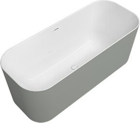 Villeroy & Boch Freistehende Badewanne Finion in Weiß, Oval, Acryl, B: 170 cm, T: 70 cm, H: 70 cm - Bild 1