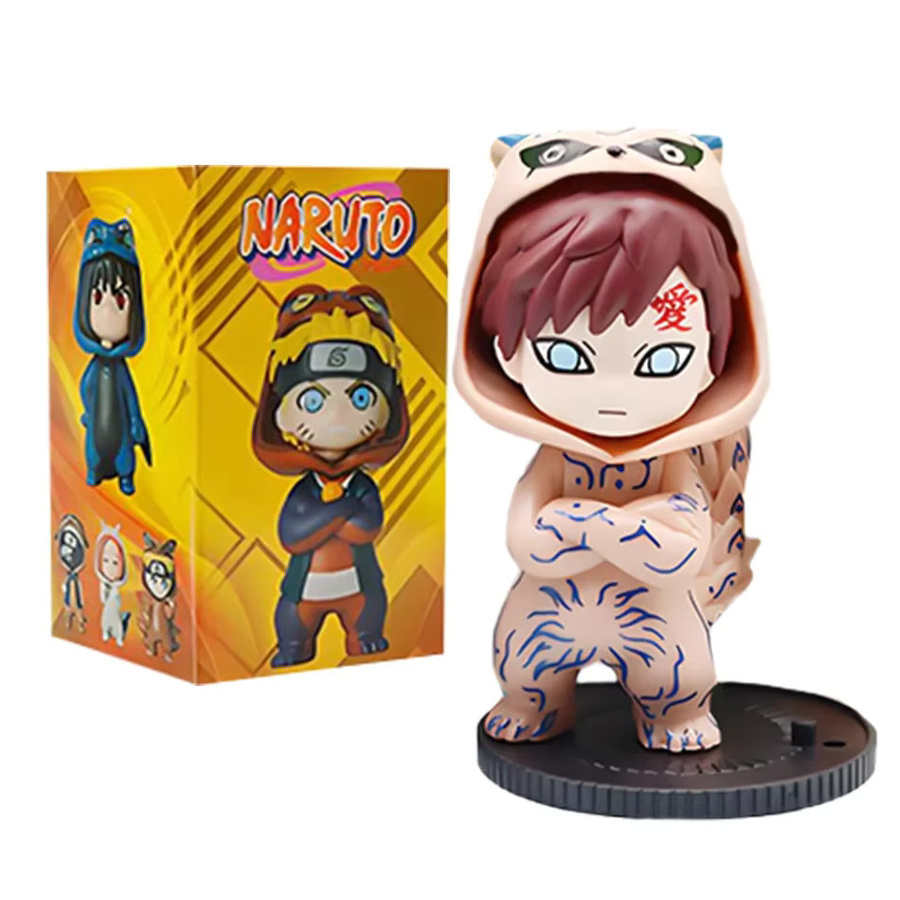 Bandai Naruto Pyjama-Serie Blind Box Actionfiguren, Sasuke Kakashi Kostüm-Design, Einzelfigur - Bild 2