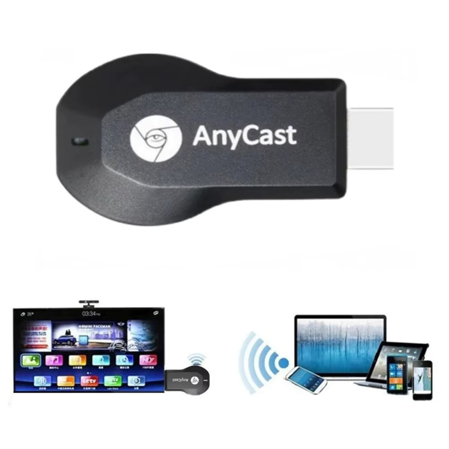Maerknon M2 Plus TV Stick HDMI Dongle Empfänger in Schwarz für 4K UHD und 1080P mit WiFi, Miracast und Airplay zur Bildschirmspiegelung für iOS und Android - Bild 2