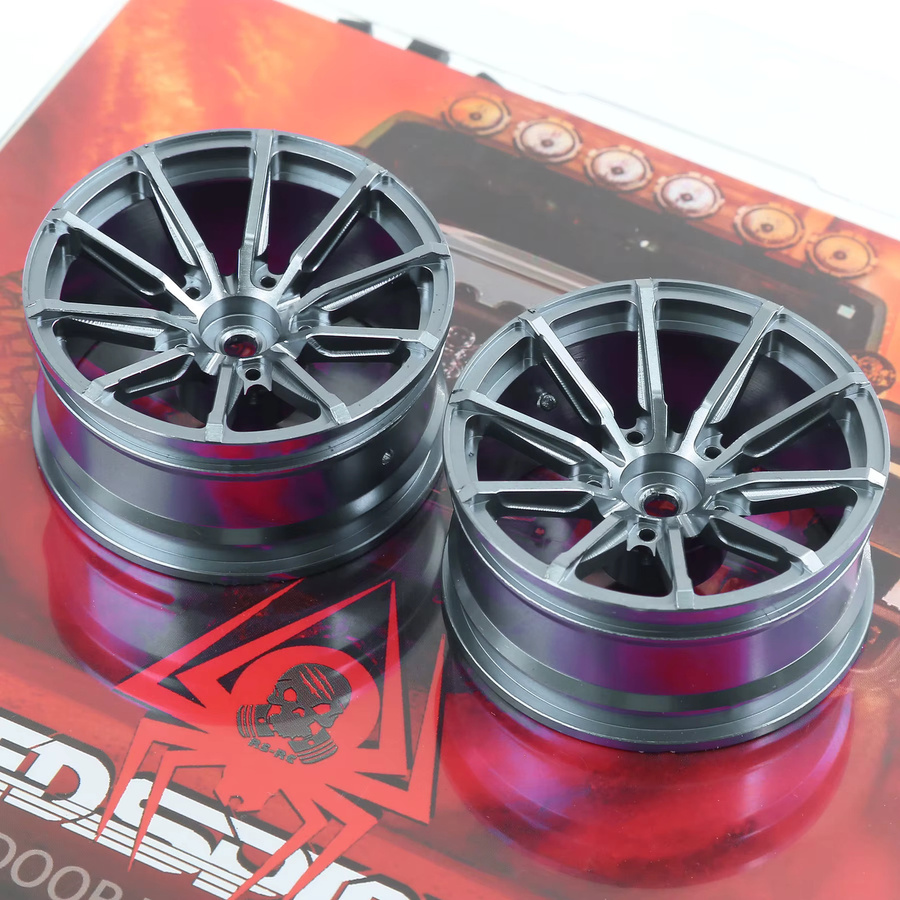 RS Aluminium 1/10 RC Drift Wheels 12mm Hex, Reifen, Metall, 1:10 - Bild 3