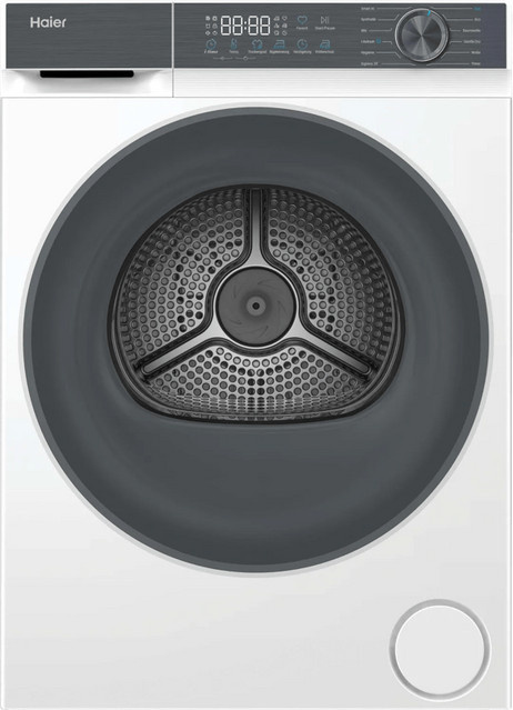 Haier HD80-C33637 Waschtrockner mit Wärmepumpentechnologie und Dampfprogrammen, Freistehend, Weiß - Bild 1