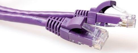 ACT CAT6 U/UTP Patchkabel Snagless mit RJ45-Steckern, Lila, 20 m - Bild 1