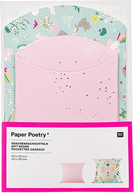 Rico Design Paper Poetry Geschenkschachteln Wonderland, 6 Stück, multicolour - Bild 1