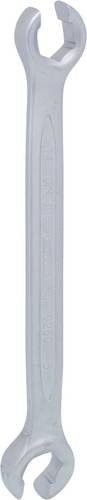 KS Tools CLASSIC Offener Doppel-Ringschlüssel, abgewinkelt, 14x15mm, Chrom-Vanadium, Silber - Bild 1