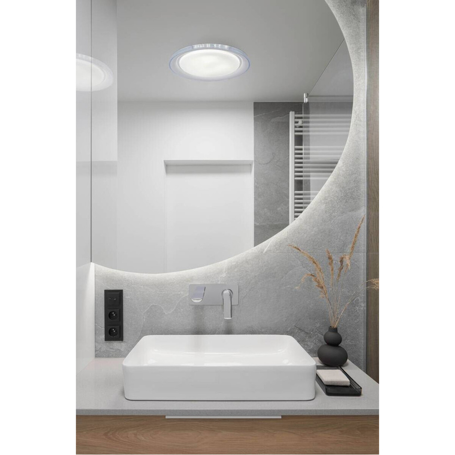 Näve CLAIRE LED CCT Deckenleuchte in Weiß aus Metall und Kunststoff, Durchmesser: 50,5 cm, Höhe: 7,5 cm - Bild 2
