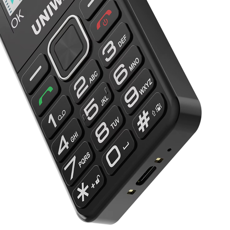 UNIWA V2000 4G-Tastenhandy mit 2,4-Zoll-Display, Dual-SIM und 1700-mAh-Akku - Bild 2