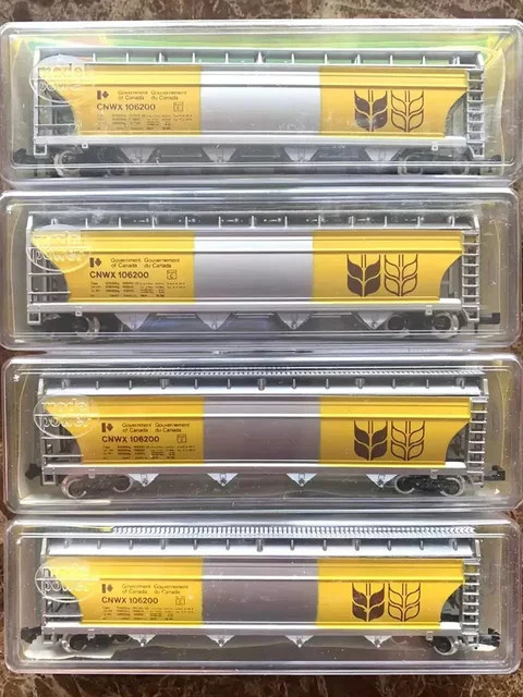 DLSPEXTOY Weizenkorn Transporter Zugwagen, Modell, Maßstab 1:160, Gelb - Bild 1