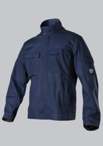 BP Komfort-Arbeitsjacke mit Stretcheinsätzen in Nachtblau und Anthrazit, Größe 48/50 - Bild 1