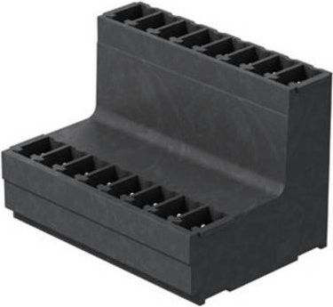 Weidmüller Stiftgehäuse-Platine BC/SC Schwarz, 32 Polzahl, Rastermaß: 3.81 mm, 20 Stück - Bild 1