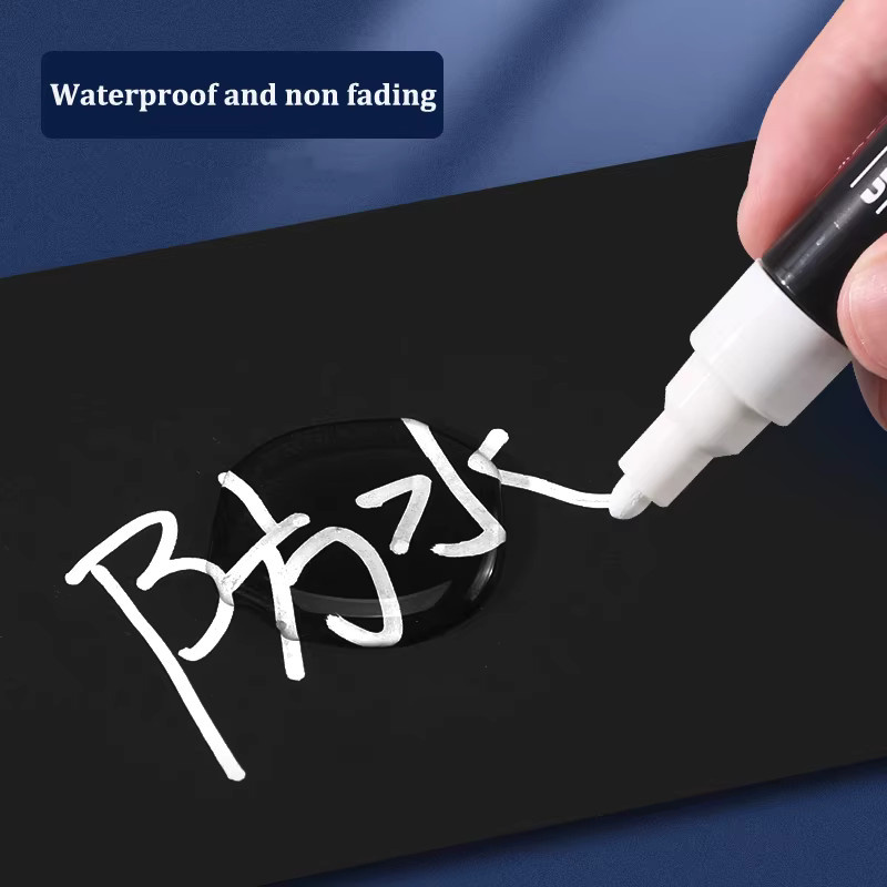 Posca Markerpinsel in Weiß, permanent und wasserfest für Graffiti, Stoff und Kunst - Bild 5