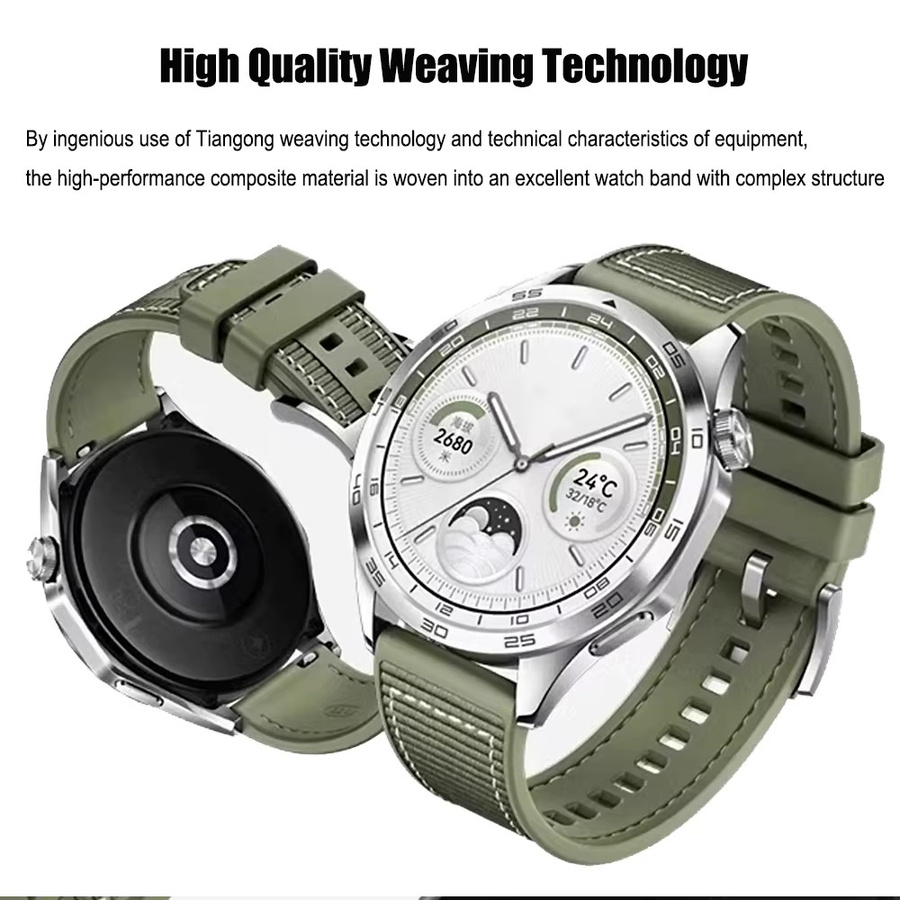 Huawei Uhrenarmband Silikon, 22 mm, Unisex - Bild 5