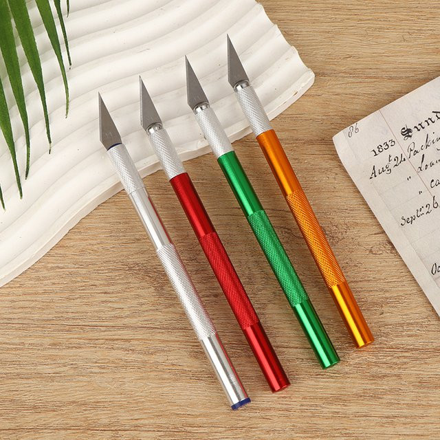 13-teiliges Schnitzmesser-Set aus Aluminiumlegierung in Multicolour für Präzisionsarbeiten, Basteln und DIY-Projekte - Bild 1