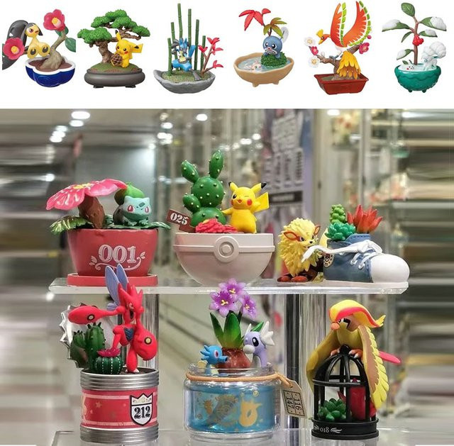 Rement Pokémon Mini Topfpflanze Modell, Blind Box, Bunt / Mehrfarbig - Bild 1