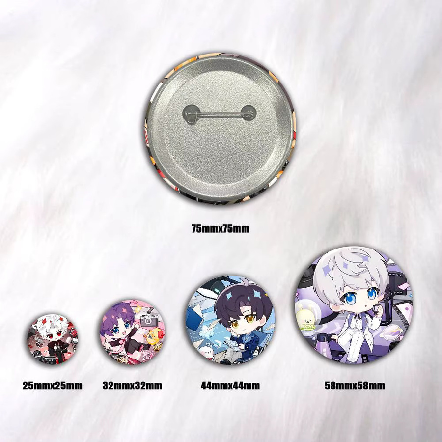 Kayou Anstecknadeln, Manga, Weißblech - Bild 2