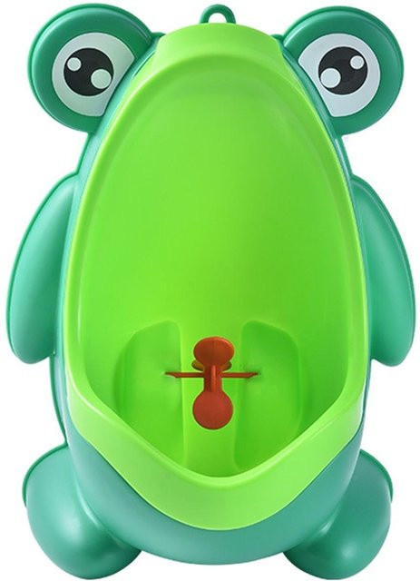 Binchi Keji Travel Wandmontiertes Kinder-Urinal für Jungen in Grün mit integriertem Spülkasten - Bild 1
