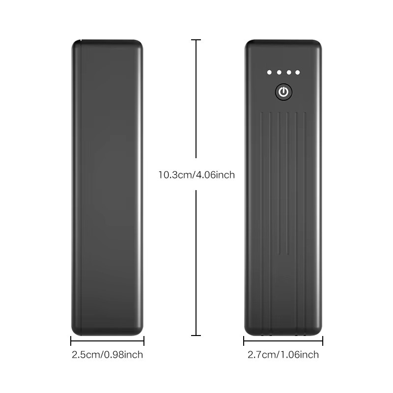 PHOMAX Reise-Powerbank 5000mAh Tragbares Ladegerät mit 12W und LED-Anzeige für Mobiltelefon und Laptop in Schwarz oder Weiß - Bild 5
