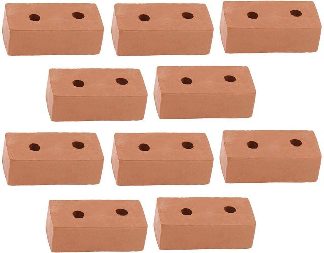 Rico Design Miniatur Ziegelsteine Wichteltür 10-teiliges Set - Bild 1