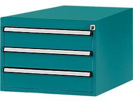 Manuflex Schubladen-Unterbauten für Werkbank Profi, Farbe: Wasserblau, Tiefe: 70 cm - Bild 1