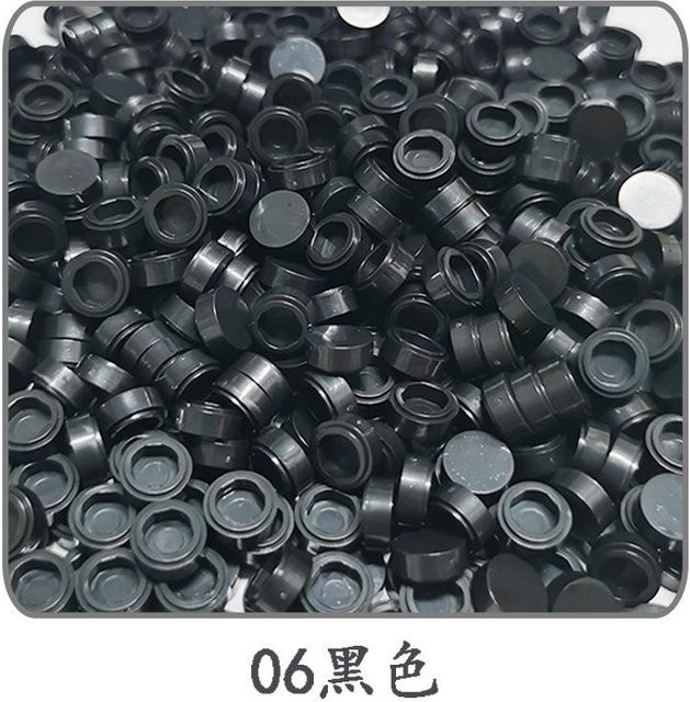 98138 Flache Kachel 1x1 Runder Kreis Pixelmalerei Baustein Mosaik 1000-teiliges Set - Bild 1